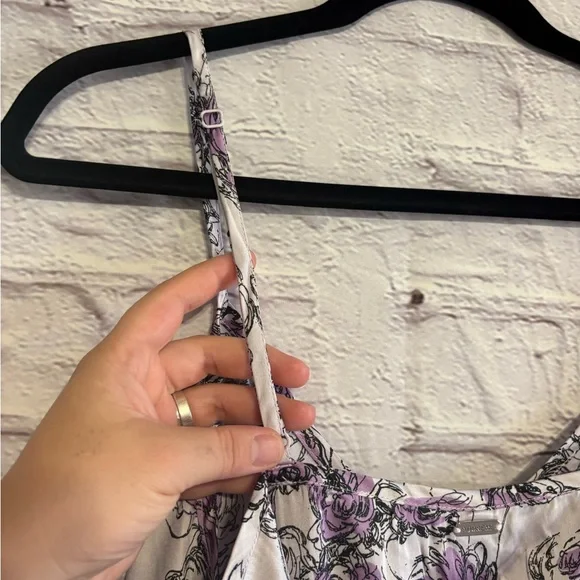 Adore Me Karrina Floral Satin Sleep Romper - Picture 12 of 12